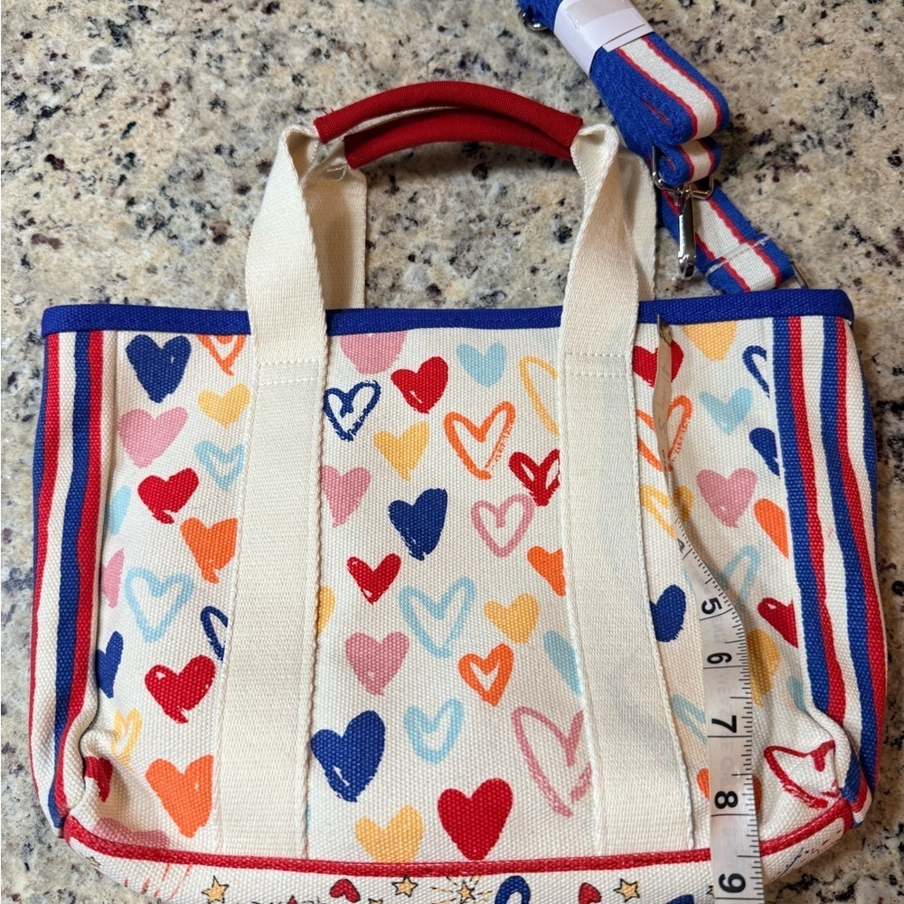 Brighton Red White And You Mini Tote NWOT - Picture 3 of 5